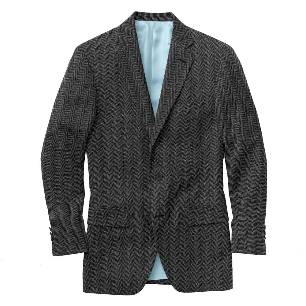 C4-3754925-CSC C4-3754925 Grey Charcoal Herringbone