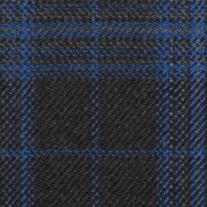 C6-3755184 Black Royal Blue Plaid