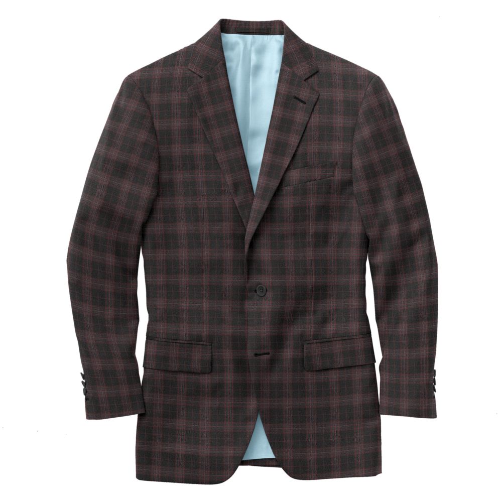 C6-3755185-CSC C6-3755185 Black Red Plaid