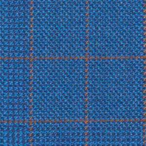 C6-3755220 Blue Orange Plaid