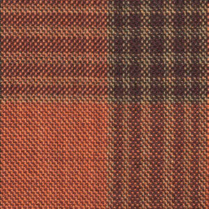 C6-3755225 Orange Brown Check
