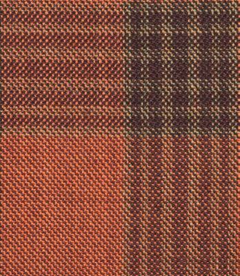 C6-3755225-SWATCH C6-3755225 Orange Brown Check