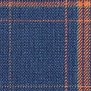 C6-3755227 Royal Blue Orange Check