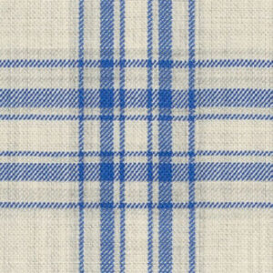 C6-3858372 Pearl Grey Cobalt Blue Plaid