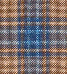 C6-3858382 Chestnut Brown Blue Plaid