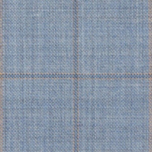 C6-3858386 Lt Blue Tan Windowpane
