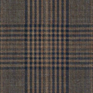 Brown Navy Plaid