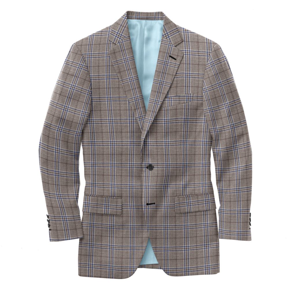 K4-3861251-CSC K4-3861251 Brown Navy Plaid