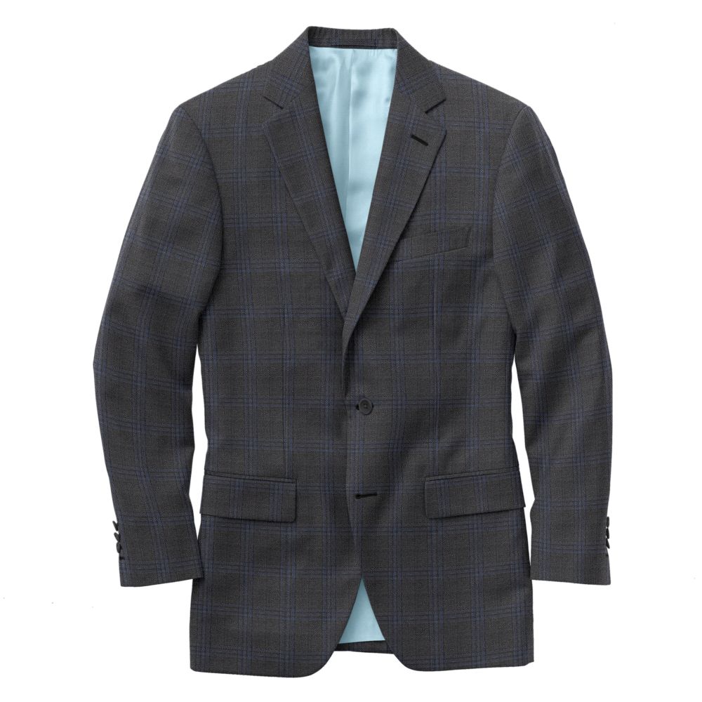 K4-3861258-CSC K4-3861258 Charcoal Blue Plaid