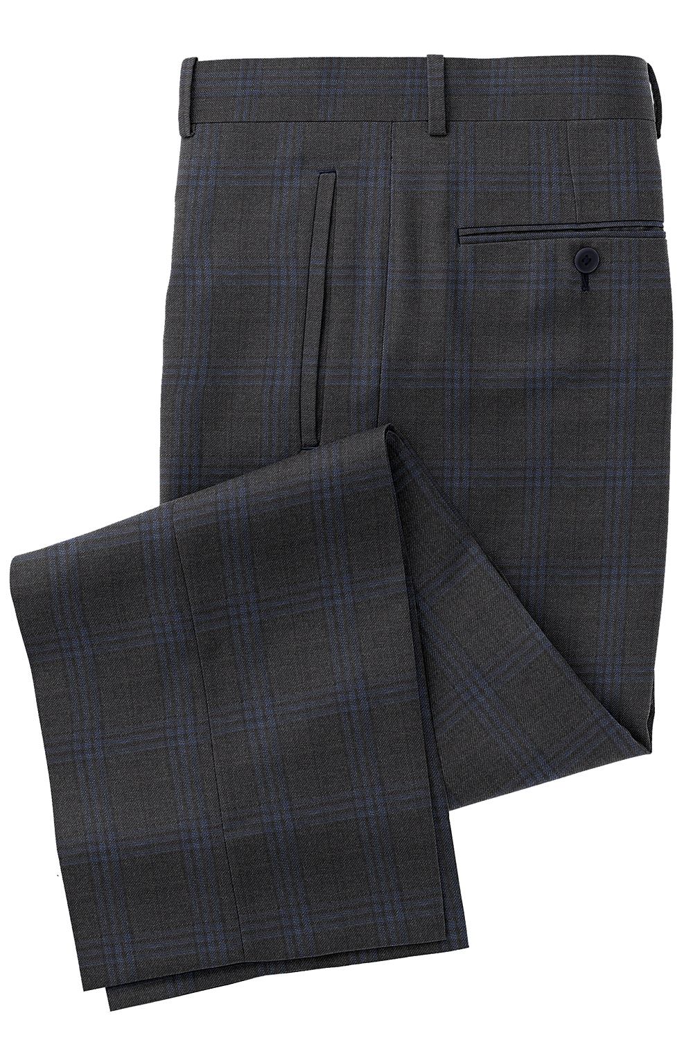 K4-3861258-CT K4-3861258 Charcoal Blue Plaid