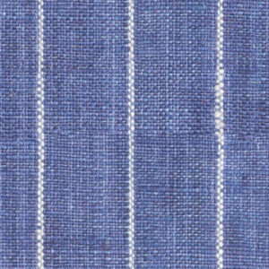 K4-3861634 Blue Chalk Stripe Linen