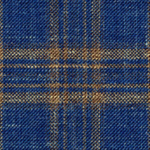 Blue Tan Plaid