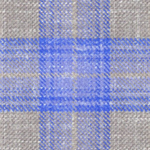 Grey Blue Plaid