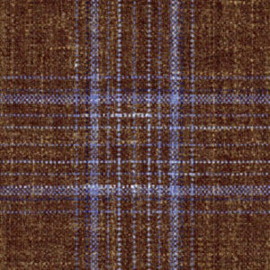 Brown Blue Plaid