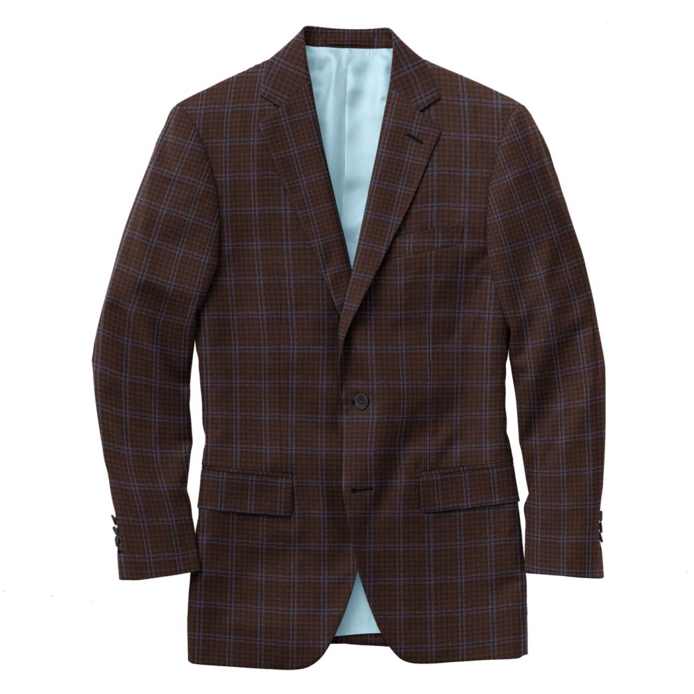 K4-3961742-CSC K4-3961742 Brown Blue Check