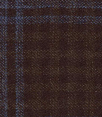 K4-3961742-SWATCH K4-3961742 Brown Blue Check