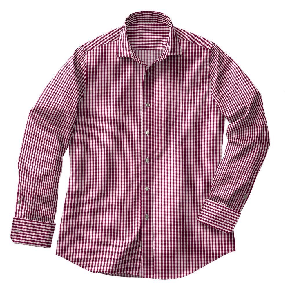 N3-3753447-CSHT N3-3753447 Burgundy Check