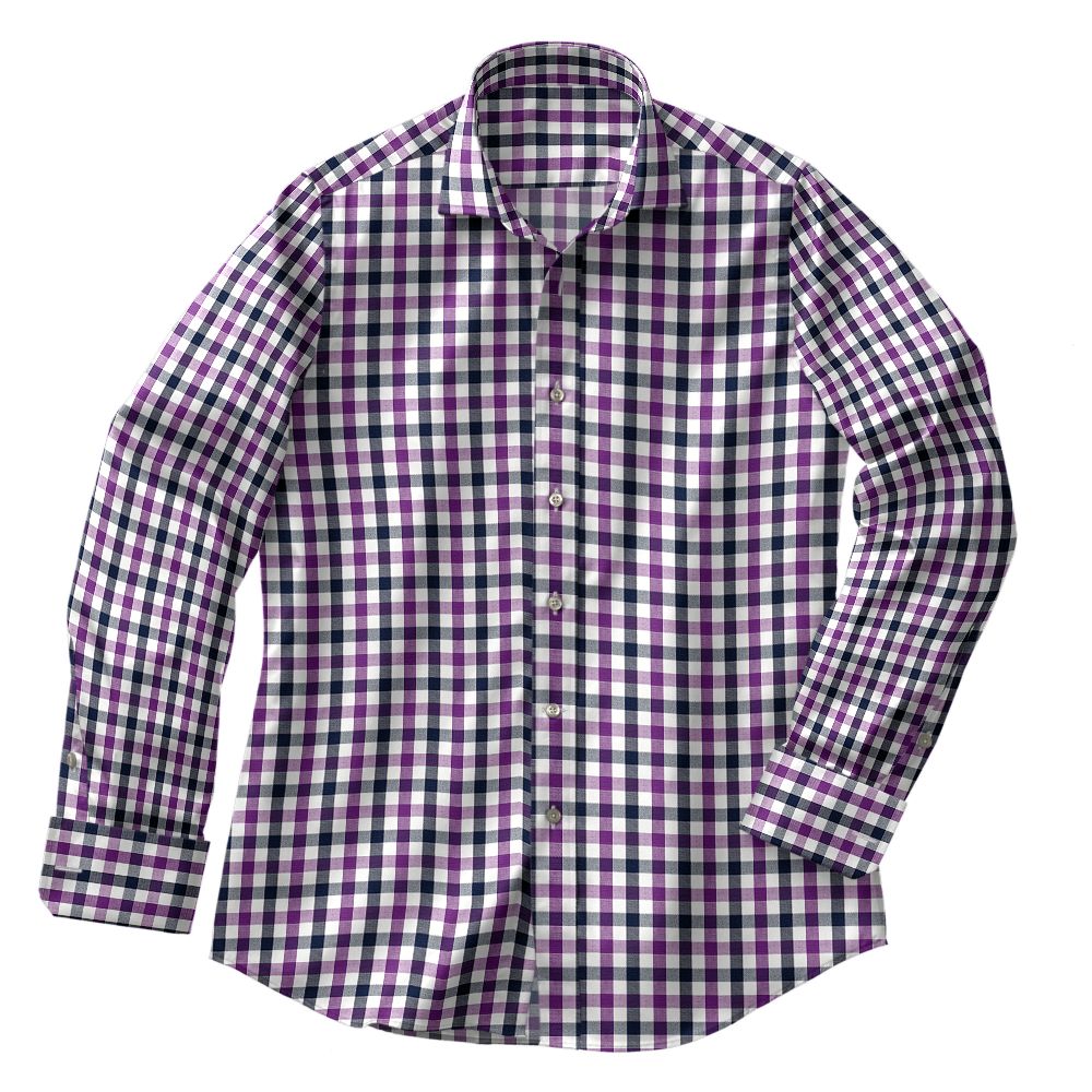 N3-3753454-CSHT N3-3753454 Purple/Navy Check