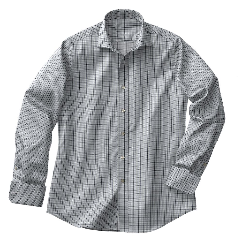 N3-3858211-CSHT N3-3858211 Grey Navy Check
