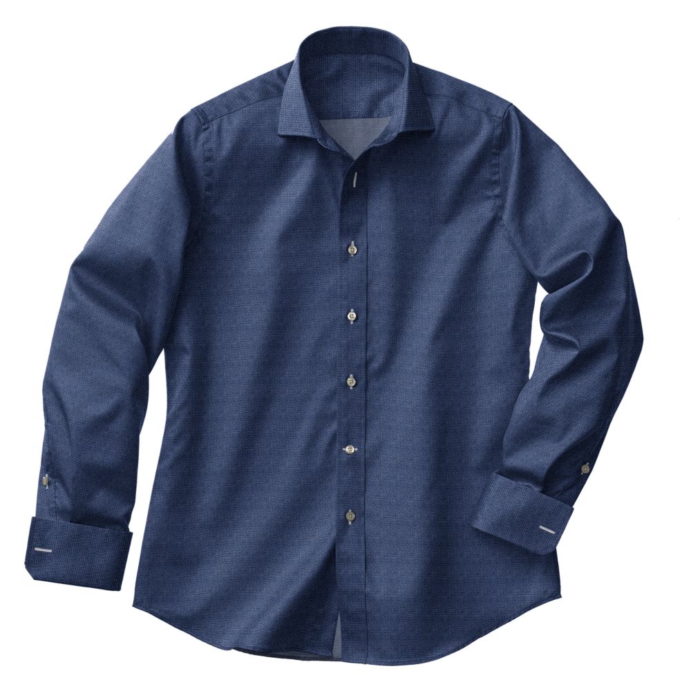 N4-3753551-CSHT N4-3753551 Blue Fine Denim