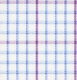 N5-3753288 Blue/Violet Windowpane Check Twill