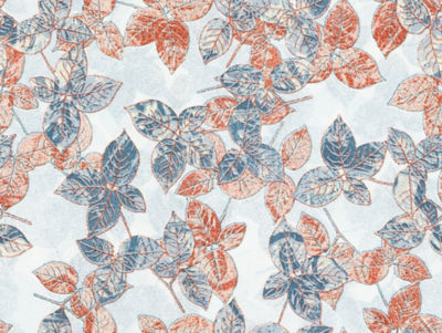 N5-3857710-SWATCH N5-3857710 Rust Blue Leaf
