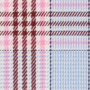 N6-3858632 Burgundy Pink Lt Blue Check