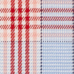 N6-3858633 Red Peach Lt Blue Check