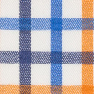 N6-3858667 Orange Royal Navy Check
