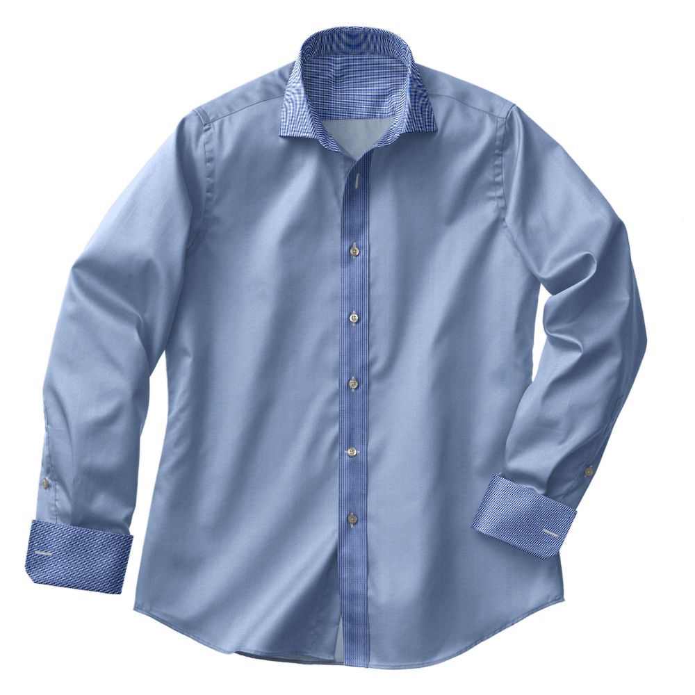 TR-3756538-CSHT TR-3756538 Blue Houndstooth Check