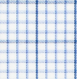 TR-3756614 Blue/Navy Windowpane Check Twill