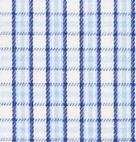 TR-3756638 Blue/Navy Check Twill