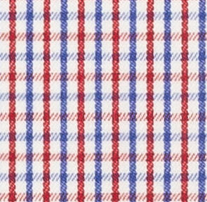TR-3756645 Blue/Red Tattersall Check Twill