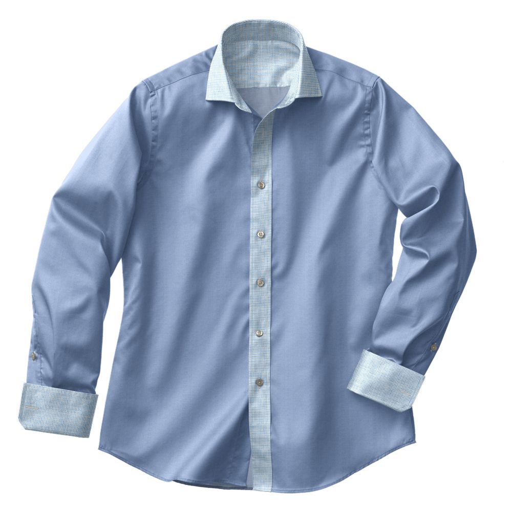 TR-3756857-CSHT TR-3756857 Blue Houndstooth