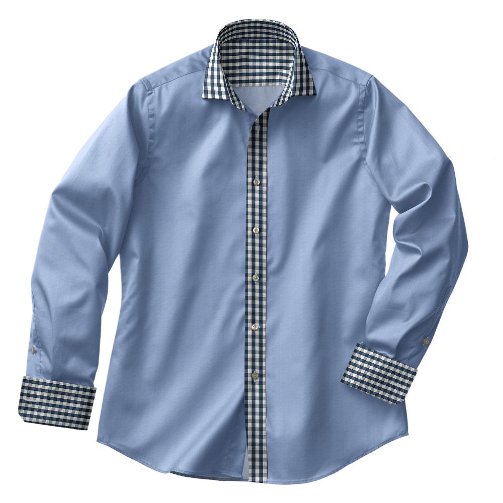 TR-3756874-CSHT TR-3756874 Grey/Blue Check