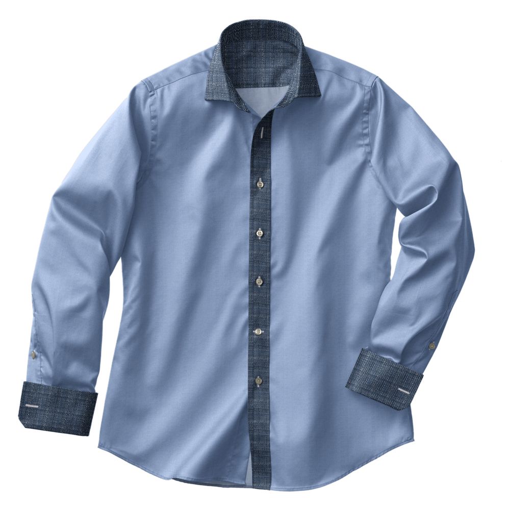 TR-3756893-CSHT TR-3756893 Navy Sport Denim