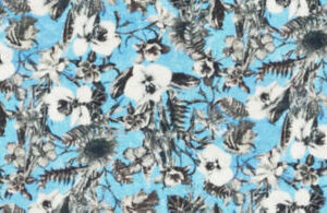 TR-3857878 Sky Blue Floral