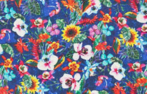 TR-3857879 Royal Blue Floral