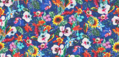TR-3857879-SWATCH TR-3857879 Royal Blue Floral