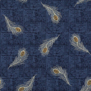 TR-3857920 Blue Peacock Feather
