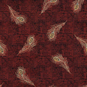 TR-3857921 Red Peacock Feather