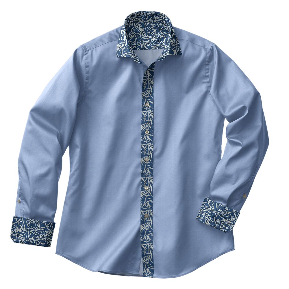 TR-3857929-CSHT TR-3857929 Blue Tan Bamboo